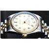 Image 8 : Rolex Two-Tone Champagne Diamond DateJust Men's Watch