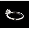 Image 3 : 0.59 ctw Diamond Solitaire Ring - 14KT White Gold