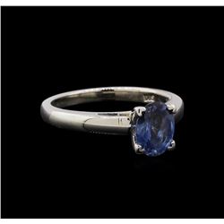 1.40 ctw Sapphire Ring - Platinum