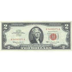 1963 $2 XF/AV Red Seal Note