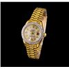 Image 2 : Rolex 18KT Yellow Gold Diamond DateJust Ladies Watch