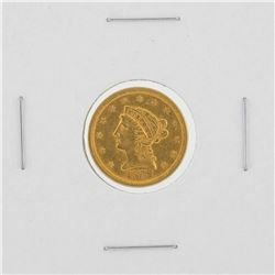 1878-S $2.50 Liberty Head Quarter Eagle Gold Coin