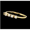 Image 1 : 0.25 ctw Diamond Ring - 14KT Yellow Gold