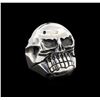Image 1 : Classic Sterling Silver Skull Ring