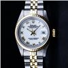 Image 1 : Rolex Two-Tone Mother Of Pearl Roman DateJust Ladies Watch