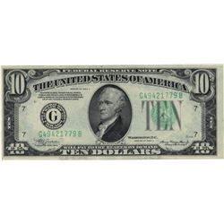 1934-A $10 Choice Circulated Federal Reserve Note