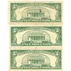 Image 2 : 1963 $5 VG/XF Red Seal Note Lot of 3