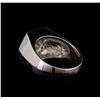 Image 3 : 14KT White Gold 0.64 ctw Diamond Ring
