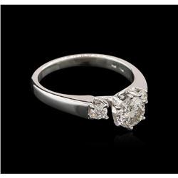 0.80 ctw Diamond Ring - 18KT White Gold