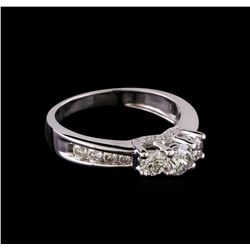 0.60 ctw Diamond Ring - 14KT White Gold