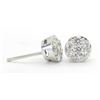 Image 3 : 1.00 ctw Diamond Earrings - 14KT White Gold