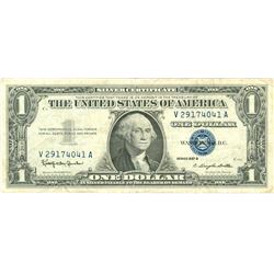 $1 XF/AV Silver Certificate Currency