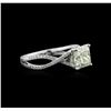 Image 1 : 1.98 ctw Diamond Ring - 18KT White Gold