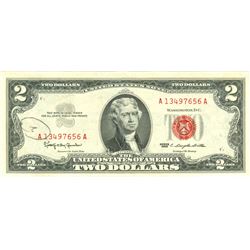 1963 $2 XF/AV Red Seal Note