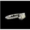 Image 1 : 1.32 ctw Diamond Ring - 18KT White Gold