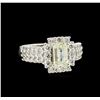 Image 1 : 2.09 ctw Diamond Ring - 14KT White Gold