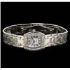 Image 1 : Geneve 14KT White Gold Diamond Ladies Watch