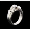 Image 4 : 1.28 ctw Diamond Ring - Platinum