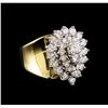 Image 1 : 3.00 ctw Diamond Ring - 14KT Yellow and White Gold