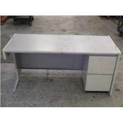 Desk With 2 Drawers, 61" x 25" x 30"