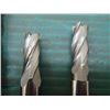 Image 2 : Solid Carbide 3/8" End Mills (1) 2FL, (3) 4FL, Good Cond.