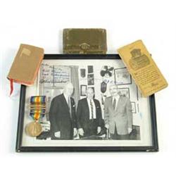 LOT OF WWI AVIATION MEMORABILIA BELONGING TO U.S. AIR SERVICE CHIEF SUPPLY SERGEANT WALTER JAGER, U.