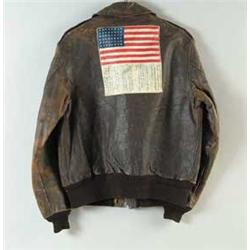 LEATHER A-2 FLYING JACKET KOREAN WAR PERIOD