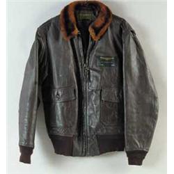 LEATHER NAVY TYPE G-1 FLYING JACKET