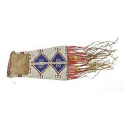 WONDERFUL 19TH C. PLAINS INDIAN PIPE BAG
