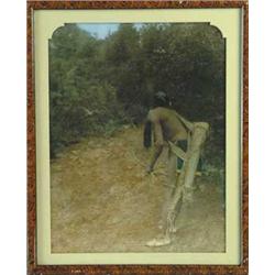 PHOTOGRAPH OF INDIAN BY KARL MOON