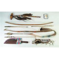 LOT OF REPRODUCTION INDIAN ITEMS