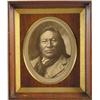 Image 1 : FRAMED PHOTOGRAPH OF FAMED SIOUX CHIEF RAIN IN THE FACE