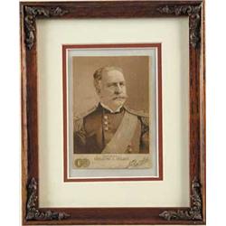 FRAMED LITHOGRAPH OF GENERAL NELSON MILES