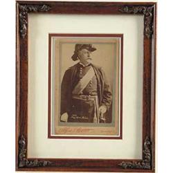 FRAMED CABINET CARD PHOTOGRAPH OF GENERAL NELSON MILES