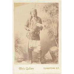 CABINET CARD PHOTOGRAPH OF CHIRICAHUA CHIEF MANGUS COLORADO