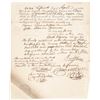 Image 2 : CLEMENT BIDDLE Partially Printed Document Thrice Signed