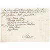 Image 3 : CLEMENT BIDDLE Partially Printed Document Thrice Signed