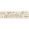 Image 4 : CLEMENT BIDDLE Partially Printed Document Thrice Signed