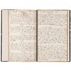 Image 2 : 1853-55 Pacific Manuscript Whaling Journal Log for Ship Prudent of Stonington CT
