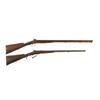 Image 1 : LOT OF TWO ANTIQUE DOUBLE BARREL GUNS
