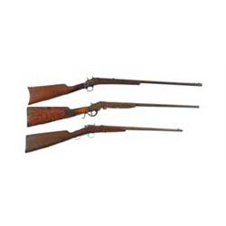 *LOT OF THREE SINGLE SHOT RIFLES