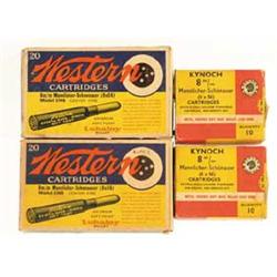 LOT OF 8X 56 MANNLICHER-SCHOENAUER AMMUNITION