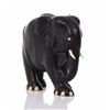 Image 1 : Ebony Wood Elephant, Large And Heavy.   Estima