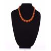 Image 2 : A Natural Amber Graduated Spherical Bead Neckl