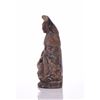 Image 7 : Antique Chinese Wood Carved Statue of A Robed