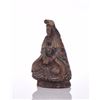 Image 8 : Antique Chinese Wood Carved Statue of A Robed