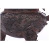 Image 8 : Antique Asian bronze censor with foo dog and d