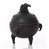 Image 2 : Chinese Bronze Censor With Elephant Mount.   E
