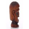 Image 2 : Native tribal wood carving of a man, signed on
