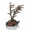 Image 8 : Bronze/Copper Tree Atop A Burl Wood Root Base